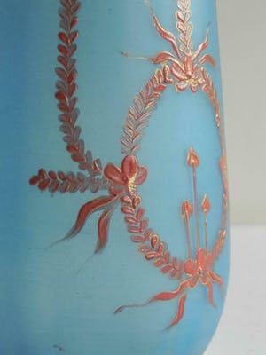 Niet of onleesbaar gesigneerd - Twee pracht vazen (Bohemen) kopen? Bied vanaf 1!