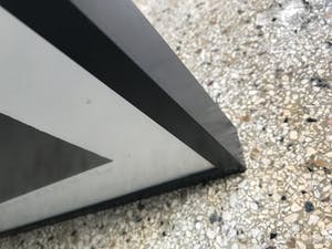 Guillaume Le Roy - Compositie zwart en rood-Barth lijst- Zeer groot! / Handgesign. / kleine oplage kopen? Bied vanaf 315!