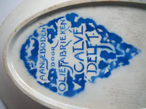 Firma Regout & Co - Roland Holst: Schaal NOF -keramiek 1924- kopen? Bied vanaf 1!