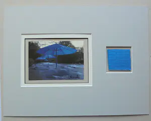 Christo - Umbrella Project for Japan - USA inc. original stofmonster XL -handgesigneerd kopen? Bied vanaf 139!