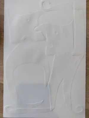 Reinhoud D'Haese - kleurenets - Titel: Spel - oplage 40 stuks - ingelijst - CoBra kopen? Bied vanaf 160!