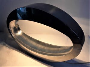 Curiosa - Design tafellamp met rvs/aluminium look merk Massive i.c.m. Philips kopen? Bied vanaf 50!