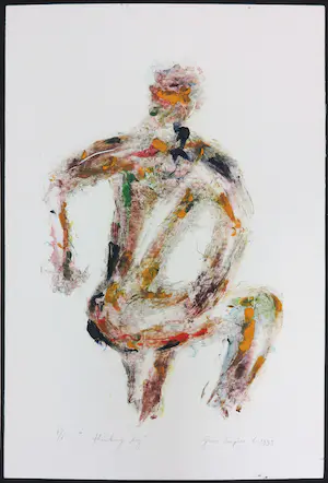 Guus Empire - 3 monoprints, Happy one, Dressing Girl, Thinking Boy kopen? Bied vanaf 1!