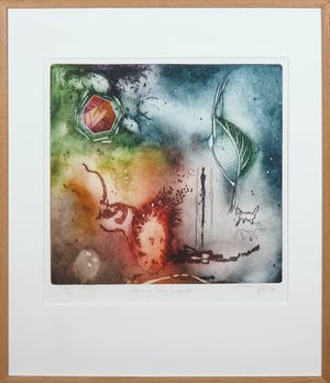 Ad Arma - Ets, Tijd is een gesprek - Ingelijst kopen? Bied vanaf 1!