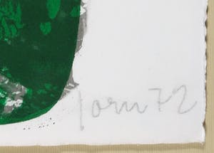 Asger Jorn - Litho uit Die Geschichte vom teuren Brot - Ingelijst kopen? Bied vanaf 1!