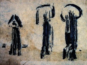 Jan Montyn - Bijzondere Beperkte Oplage 1986 Kleur Ets "Trois Segnes" VANAF 1€!! kopen? Bied vanaf 1!