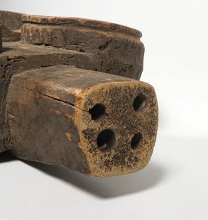 Gonge - Hout, Blaasbalg kopen? Bied vanaf 1!