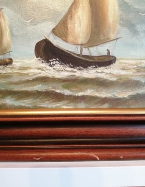 Niet of onleesbaar gesigneerd - Hollandse School (19e eeuw) - Zeegezicht kopen? Bied vanaf 10!