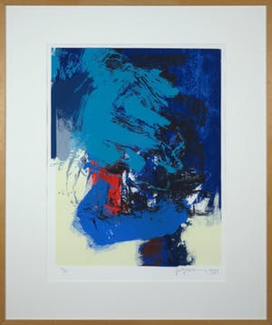 Robbert Fortgens - Zeefdruk, Vlag langs de Douro II - Ingelijst kopen? Bied vanaf 35!