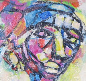 Christine Spierings - Olieverf op doek, Zonder titel (Groot) kopen? Bied vanaf 1!