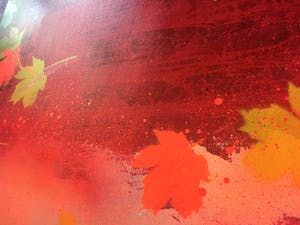 Niet of onleesbaar gesigneerd - Autumn red kopen? Bied vanaf 1!