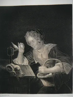 Carl Wilhelm Mieling - Het Eiermeisje kopen? Bied vanaf 20!