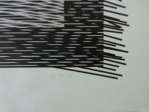 Jesus Rafael Soto - CARRE VIRTUEL / ZW-W ZEEFDRUK / 60x60cm / SIG kopen? Bied vanaf 165!