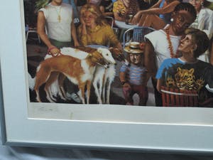 Zeljko Premerl - Ingelijste litho , Het Leidseplein vroeger…. – ca. 1980 kopen? Bied vanaf 1!