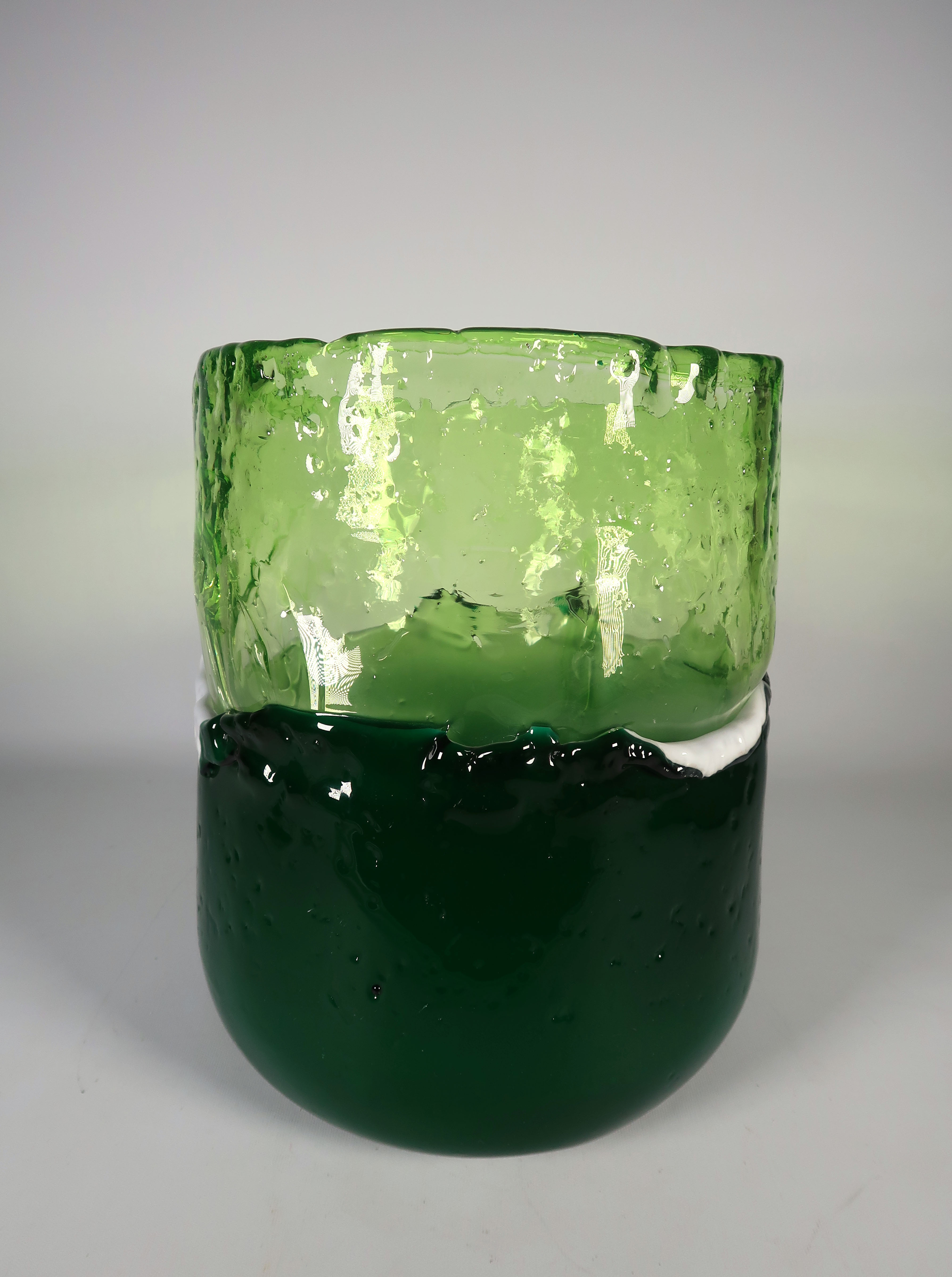 Bernard Heesen - Glas, unica groene vaas kopen? Bied vanaf 200!