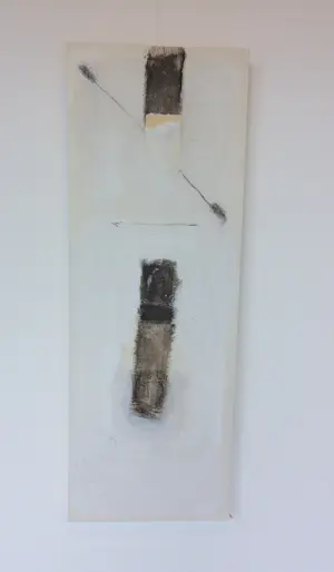 Rene van der Hoofd - Gemengde techniek op hout, Silence & Smooth kopen? Bied vanaf 250!