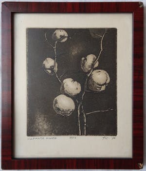 Niet of onleesbaar gesigneerd - Japanse Kwee Ets 1976 kopen? Bied vanaf 10!