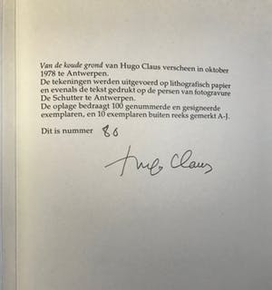 Hugo Claus - Mooie litho - gesigneerd - 1978 - 80/100 kopen? Bied vanaf 75!