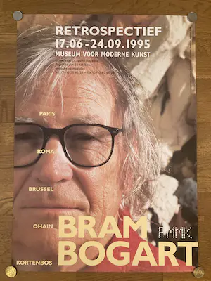 Niet of onleesbaar gesigneerd - Verzameling tentoonstellingsaffiches PMMK museum (11 x Corneille, Bogart, ...) kopen? Bied vanaf 1!