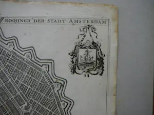 Isaac Commelin - Amsterdam Plattegrond 1693 kopen? Bied vanaf 200!