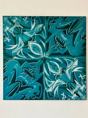 Hugo Kaagman - Canvas doek - Electric Centre kopen? Bied vanaf 250!