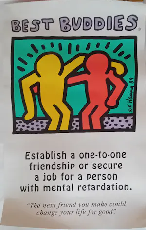 Buy Keith Haring - Beste vrienden? Bid from 40!