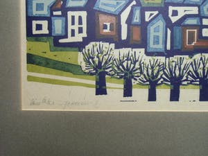 Akke Sins - JEKERDAL II // KLEURENLINOSNEDE VAN AKKE SINS kopen? Bied vanaf 50!