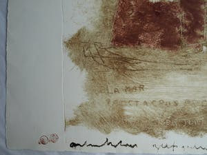 Anton Heyboer - Ets , Zeilschip “La mar”– 48 x 49½ cm – ca. 1985 kopen? Bied vanaf 100!