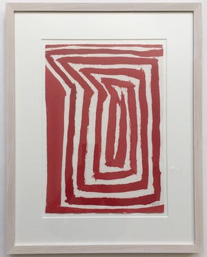 Klaas Gubbels - aquarel op papier ‘Abstract melkkannetje’ - 2004 - fraai ingelijst. kopen? Bied vanaf 675!
