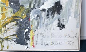 Ben Wellerdieck - Abstract Olieverf op Groot Doek kopen? Bied vanaf 1!