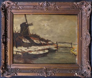 Maria Henry Mackenzie - Olieverf op board, Polder Aalsmeer - Ingelijst kopen? Bied vanaf 250!