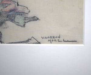 Willem Vaarzon Morel (sr.) - krijttekening van een arend - zeer fraai ingelijst kopen? Bied vanaf 275!