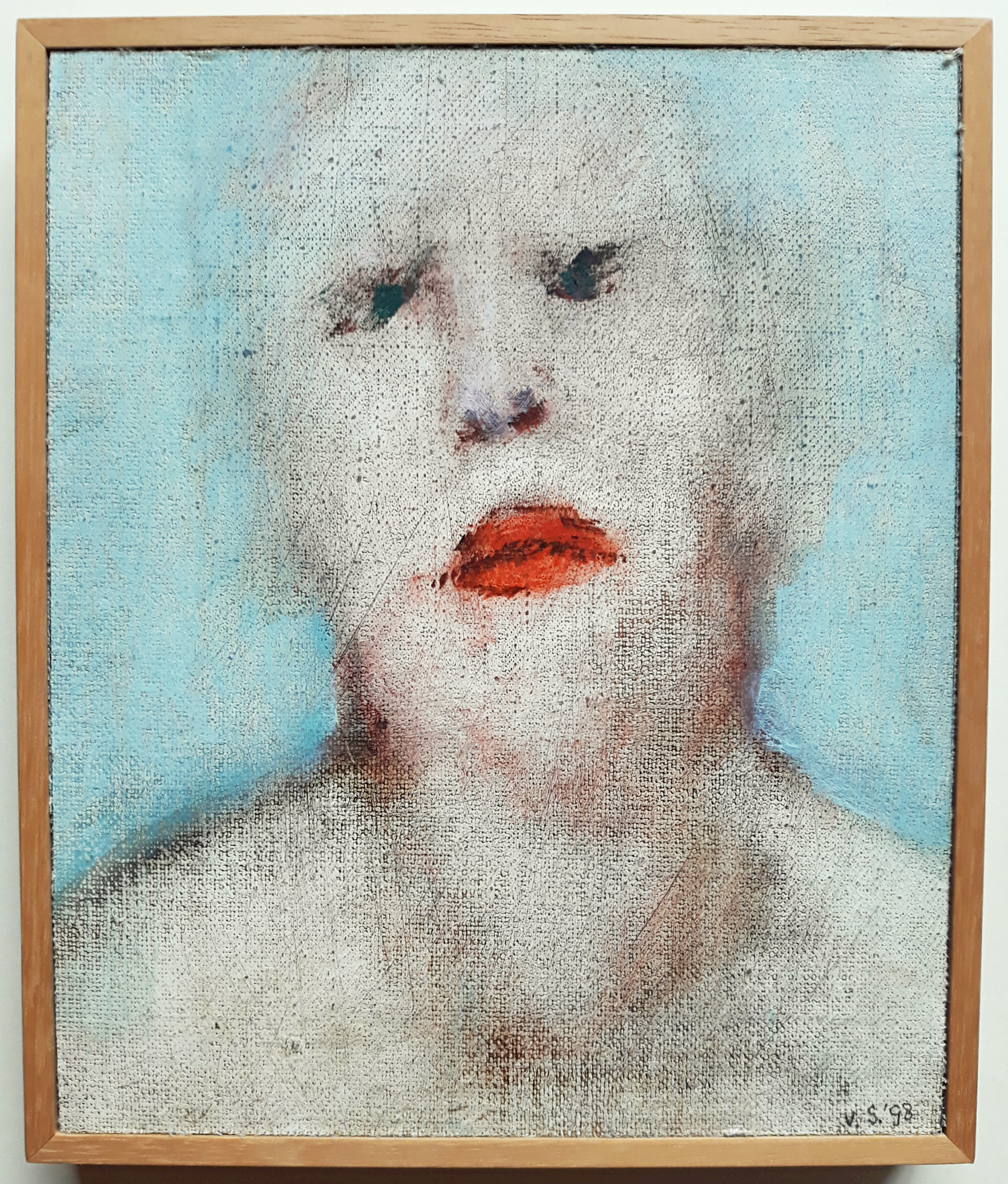 Bert van Steen - Portret van een vrouw, olieverf op doek (marouflé, mooi ingelijst) kopen? Bied vanaf 150!