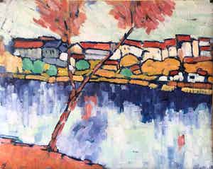 Jan Willem Versteeg - La Seine a Chatou verkocht voor € 90!