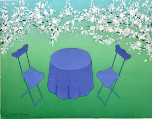 Jurjen Fontein - Zeefdruk, Bloesem, gesigneerd kopen? Bied vanaf 30!