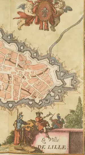 Jacobus Harrewijn - Lille Oude Gravure Plattegrond 1700 kopen? Bied vanaf 25!