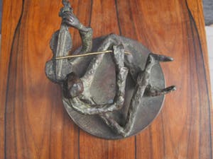 Brons (Onbekend) - Straatmuzikant. kopen? Bied vanaf 50!