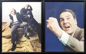 Paul Huf - Foto, lot van twee los ingelijste portretten van o.a. Willem Duys kopen? Bied vanaf 1!