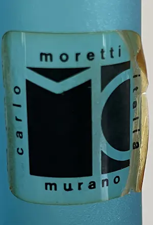 Carlo Moretti - Blauw Satinato vaasje kopen? Bied vanaf 55!