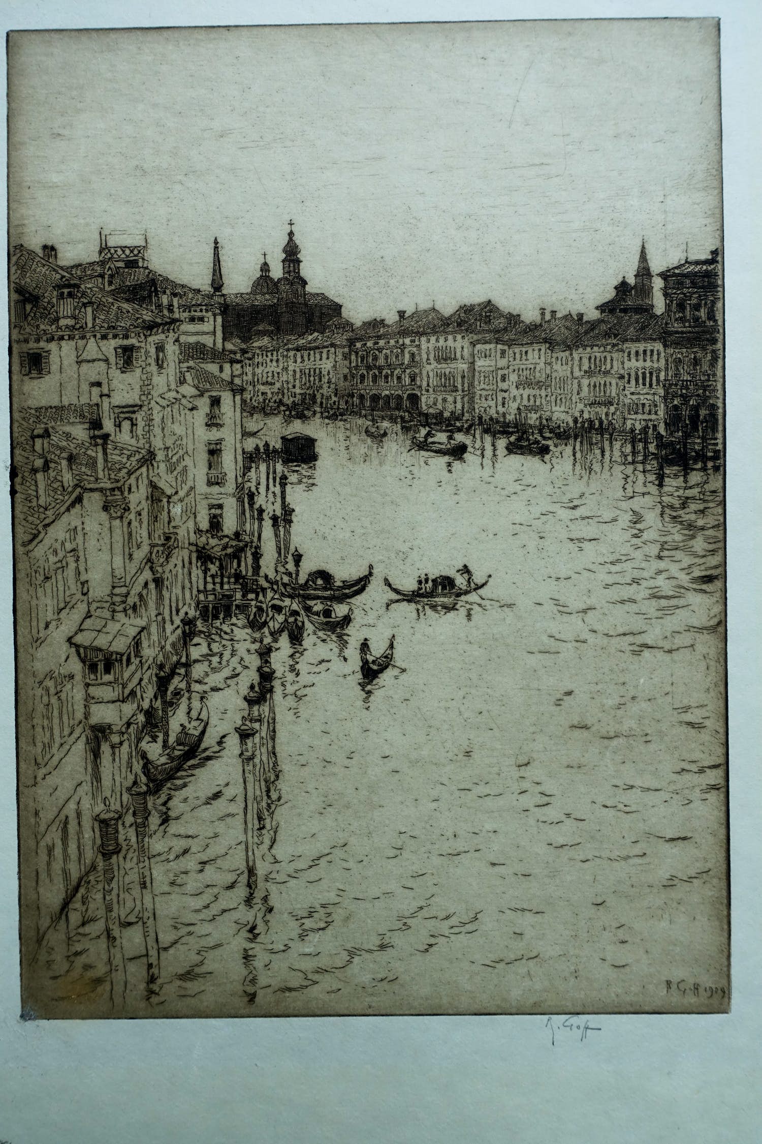 Robert Charles Goff - GRAND CANAL VENICE verkocht voor € 80!