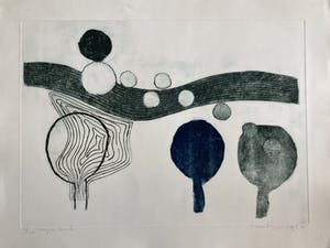 Jan Montyn - “Contreé fertile” eigendruk kopen? Bied vanaf 75!