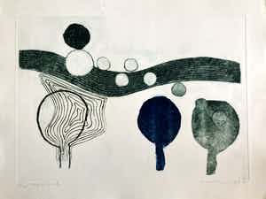 Jan Montyn - “Contreé fertile” eigendruk verkocht voor € 75!