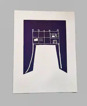 Buy John Studulski - Amsterdam 1985 'nieuwe wilden' kleuren lithografie "V&I" potloodgesigneerd? Bid from 48!