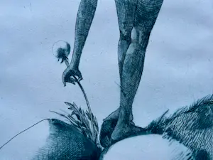 Nicolaas Wijnberg - handgesigneerde ets | 'Naakte vrouw op de rug gezien' | 1972 (ZELDZAAM WERK) kopen? Bied vanaf 100!