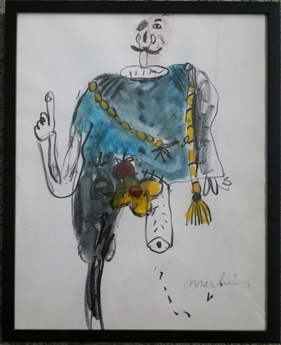 Anton Martineau - Gouache op papier kopen? Bied vanaf 150!