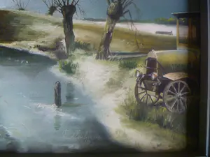 Peter Meuleners - prachtig schilderij - versteend landschap kopen? Bied vanaf 39!