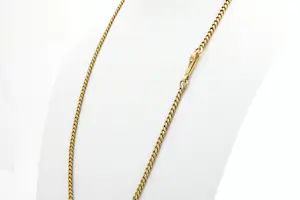 199 - Redelijk lang (60cm!) 18Krt donker geel gouden Gourmet collier kopen? Bied vanaf 960!