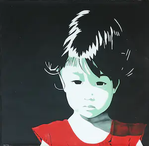 Victor Landeta - Acryl op doek, Portret kaufen? Bieten Sie von 1!