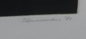 Jeroen Henneman - Ets, Lorry - Ingelijst kopen? Bied vanaf 70!