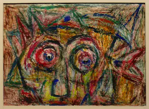Geni Peter - Abstract/figuratief Olieverf op papier 1958 kopen? Bied vanaf 125!